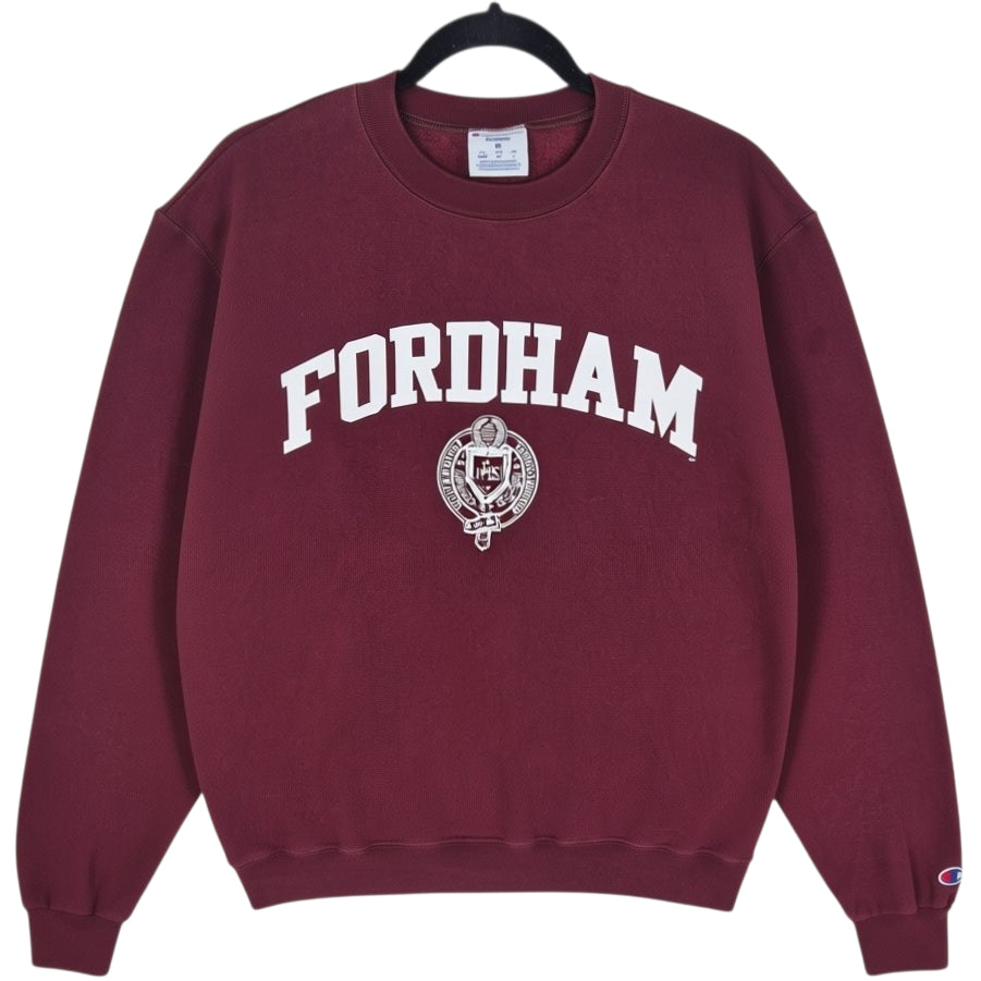 Champion Fordham University Burgundy Crewneck Sweater Size M