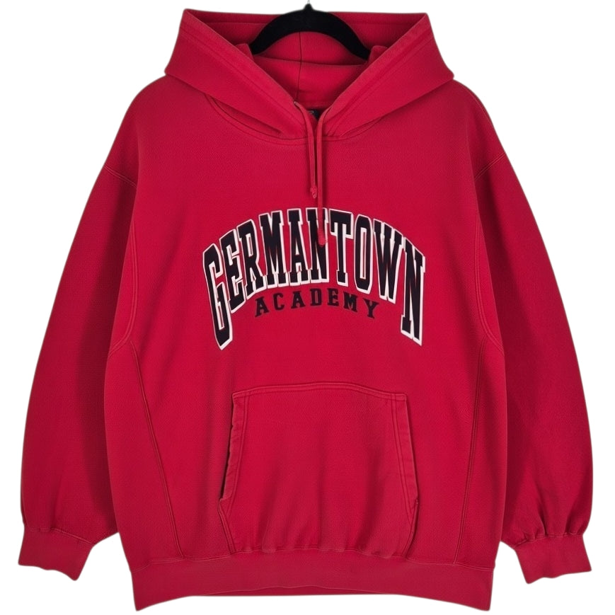 Vintage Germantown 90's Red Heavy Hoodie Size XL
