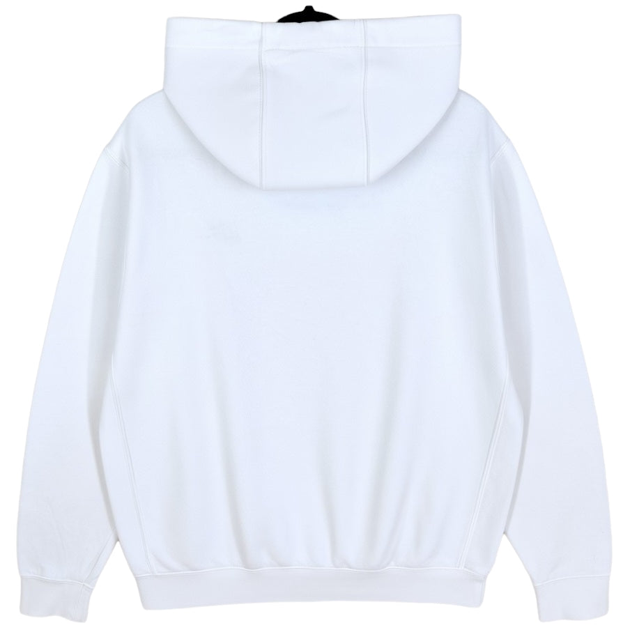 Nike White Basic Hoodie Size L