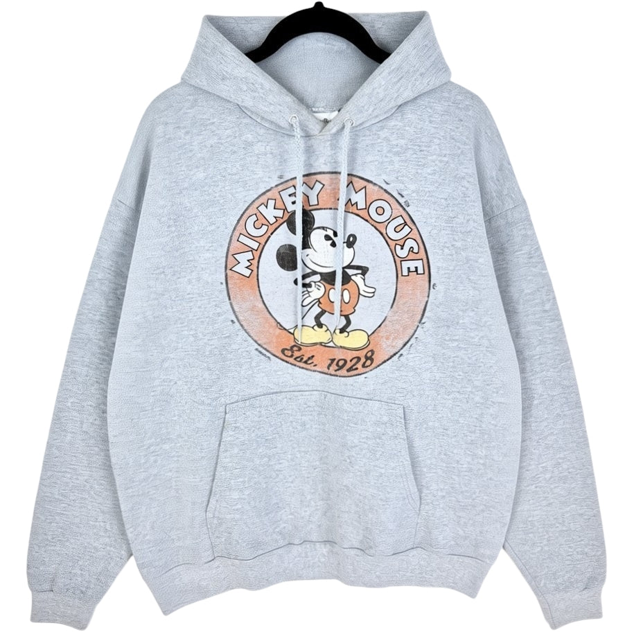 Disney Mickey Mouse Grey Hoodie Size L
