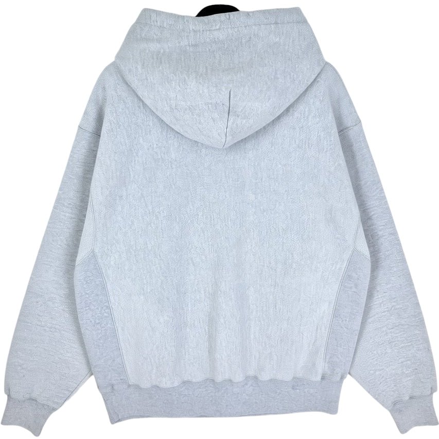 Champion Falcons Baseball Light Grey Heavy Hoodie Size L