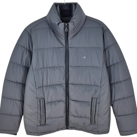 Calvin Klein Grey Puffer Jacket Size L
