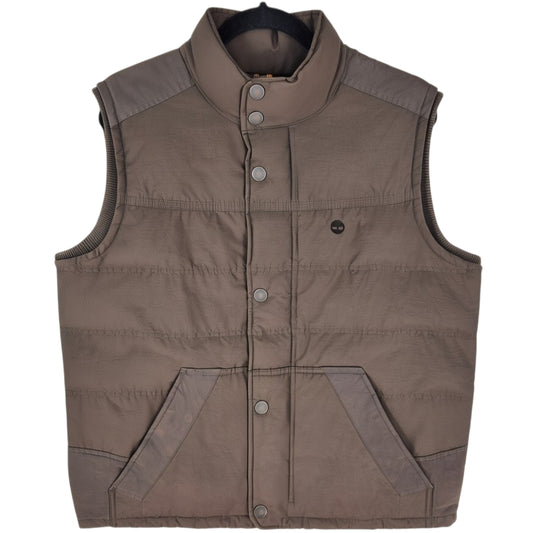 Timberland Brown Padded Vest Size L