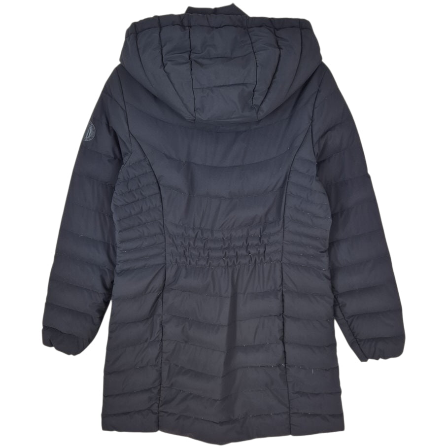 DKNY Womens Black Padded Trench Coat Down Jacket Size M