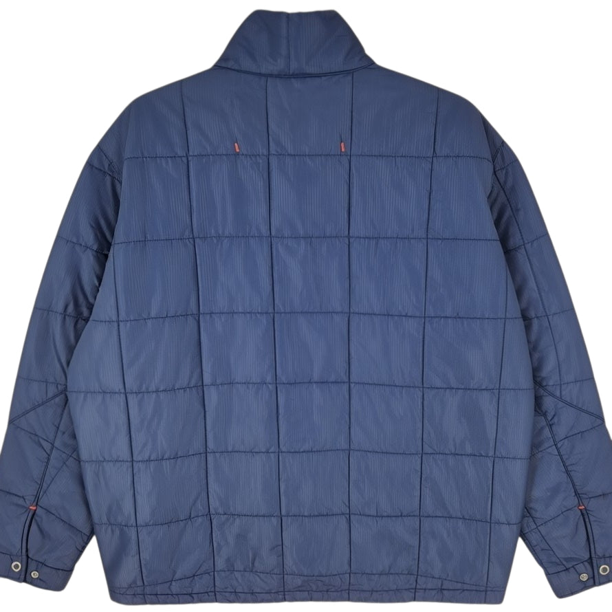 Vintage Timberland 90's Dark Blue Padded Button Jacket Size L