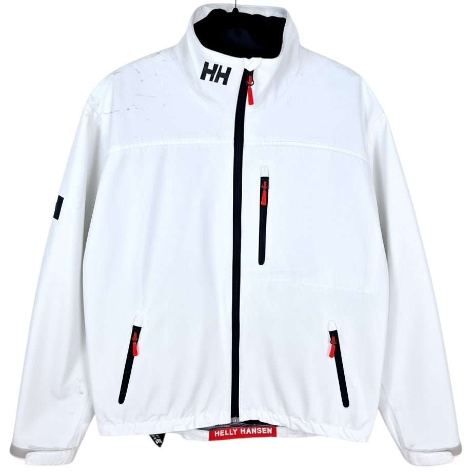 Helly Hansen White Nylon Windbreaker Jacket Size M