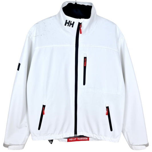 Helly Hansen White Nylon Windbreaker Jacket Size M