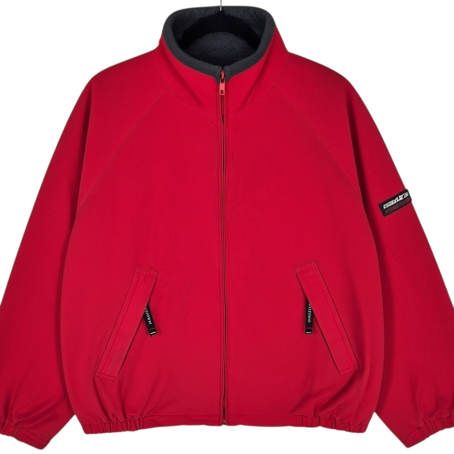 Vintage Nautica 90's Fleece Lined Heavy Windbreaker Jacket Size L