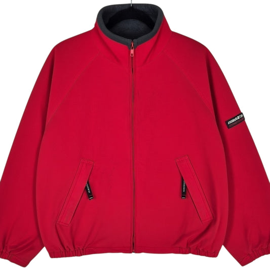 Vintage Nautica 90's Fleece Lined Heavy Windbreaker Jacket Size L