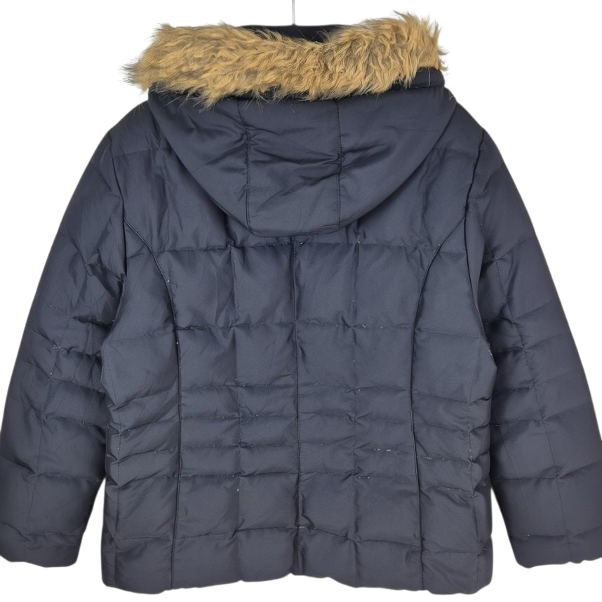 Calvin Klein Womens Black Duck Down Puffer Jacket Size L