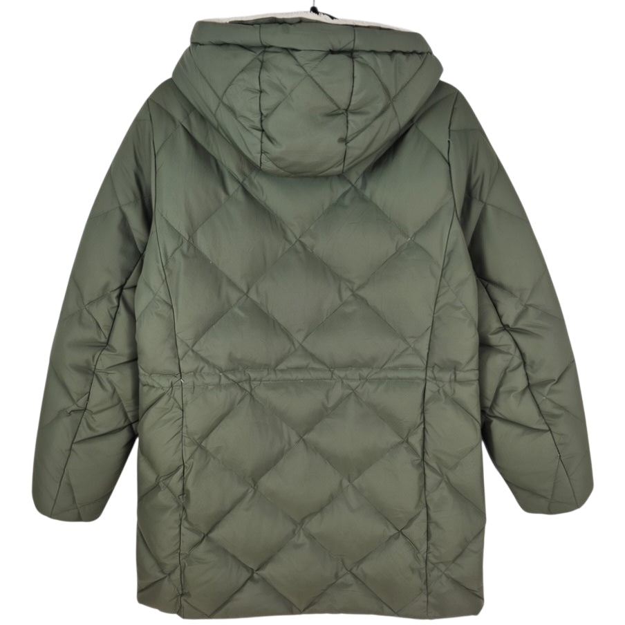Ralph Lauren Green Label Womens Green Puffer Trench Jacket Size M