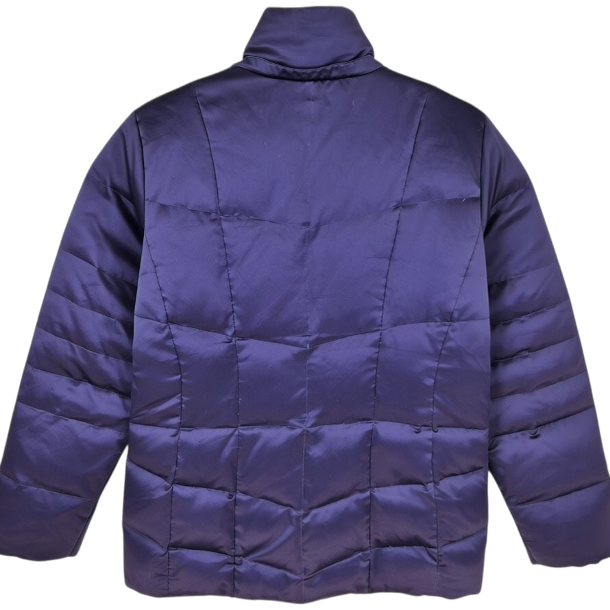 Calvin Klein Womens Purple Duck Down Puffer Jacket Size S