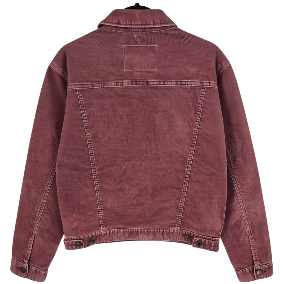 GAP Burgundy Corduroy Denim Jacket Size S