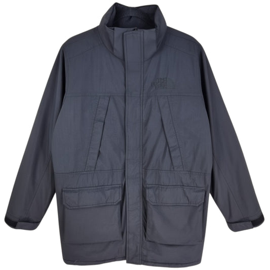 The North Face Black Heavy Insulated Trench Coat Jacket Size XL