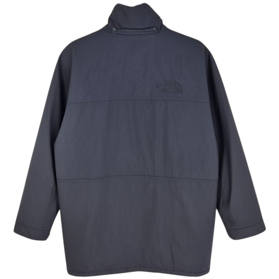 The North Face Black Heavy Insulated Trench Coat Jacket Size XL