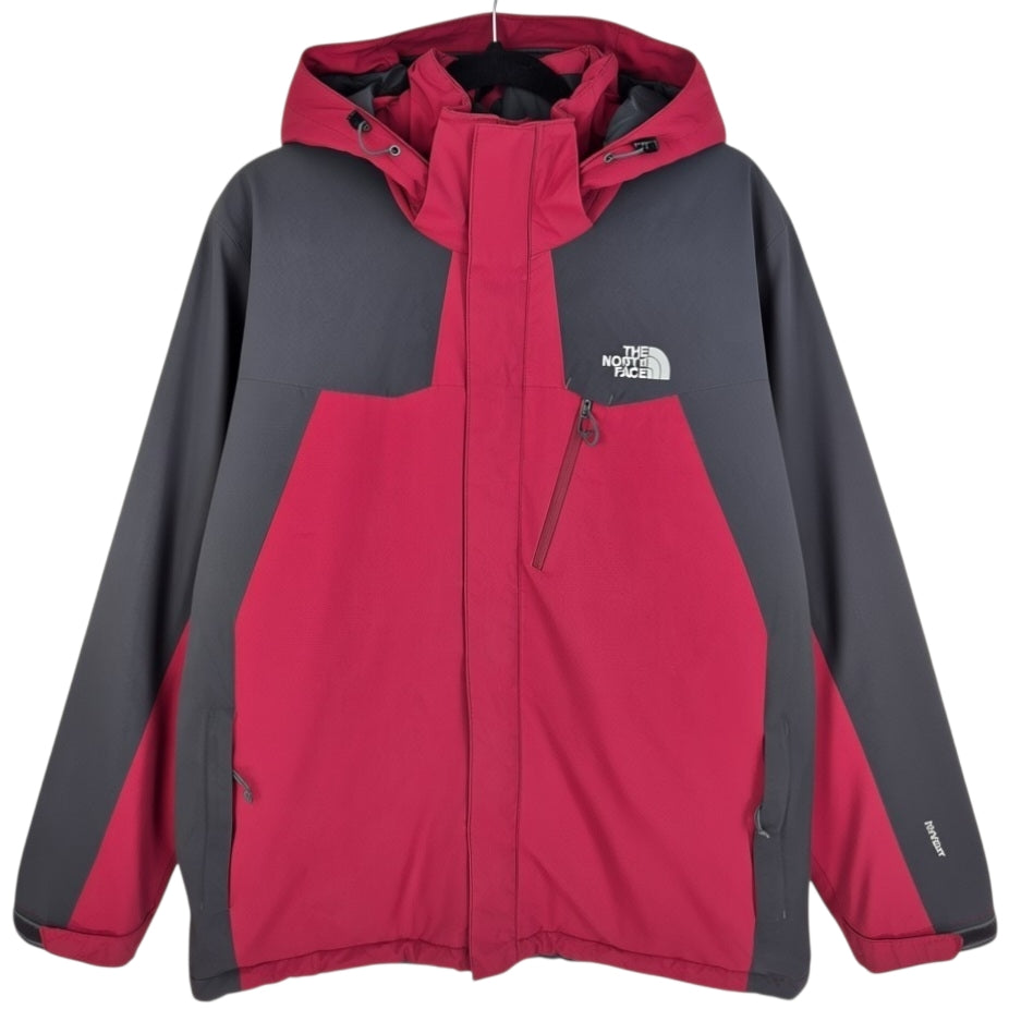 The North Face Red & Grey HyVent Insulated Jacket Size L