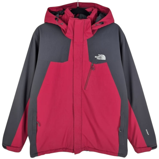 The North Face Red & Grey HyVent Insulated Jacket Size L