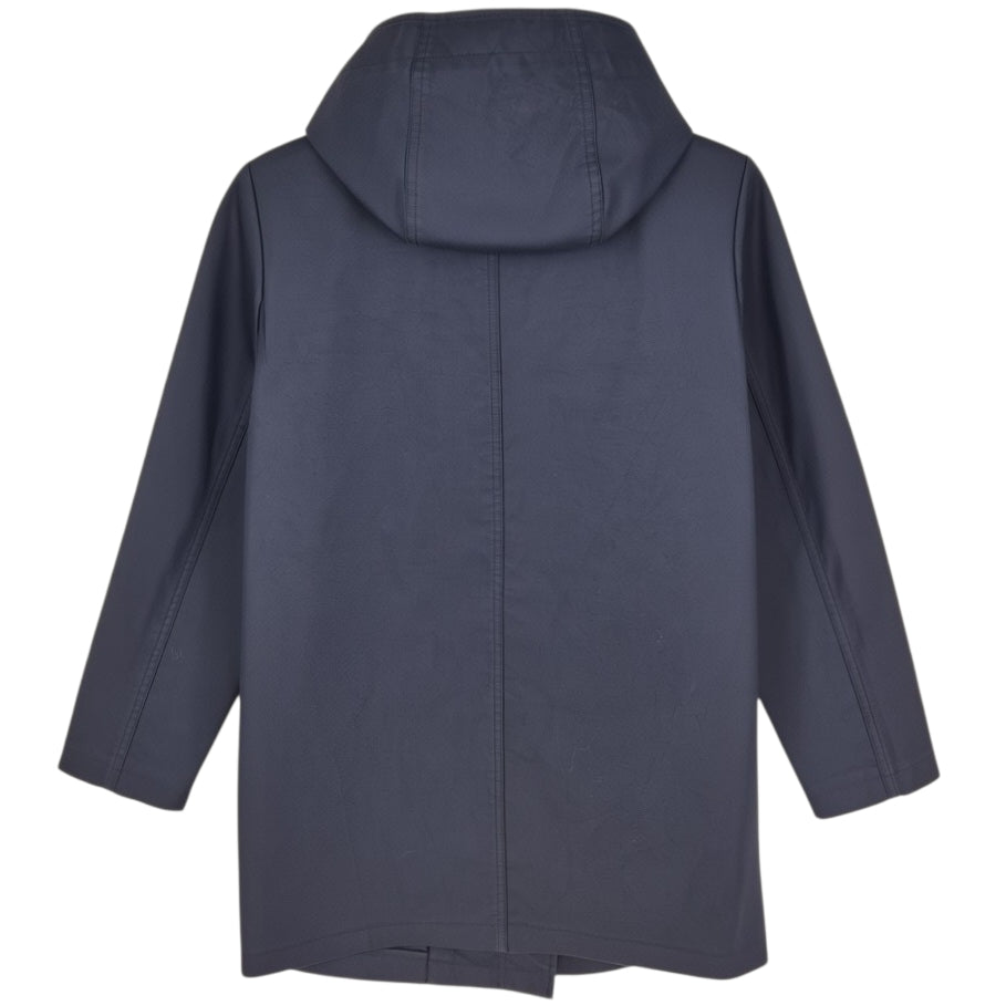 DKNY Womens Black Rigid Trench Coat Jacket Size XS