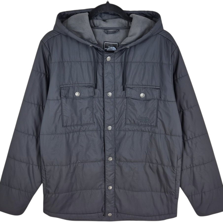 The North Face Black Padded Button Jacket Size S