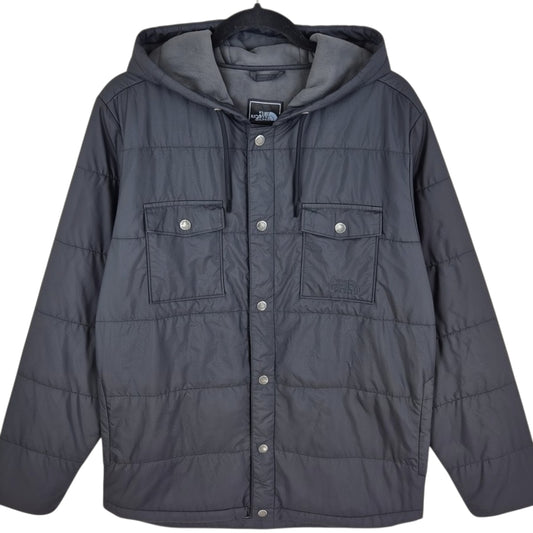 The North Face Black Padded Button Jacket Size S