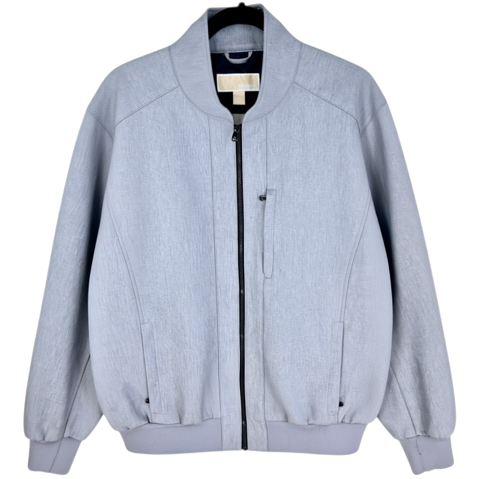 Michael Kors Grey Bomber Jacket Size XL