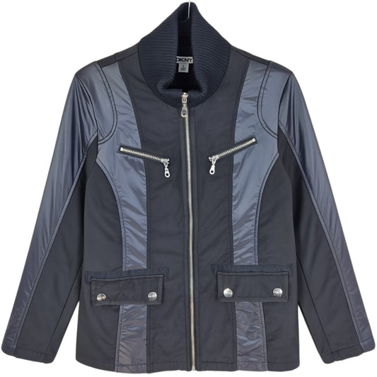 DKNY Womens Black Utility Jacket Size S