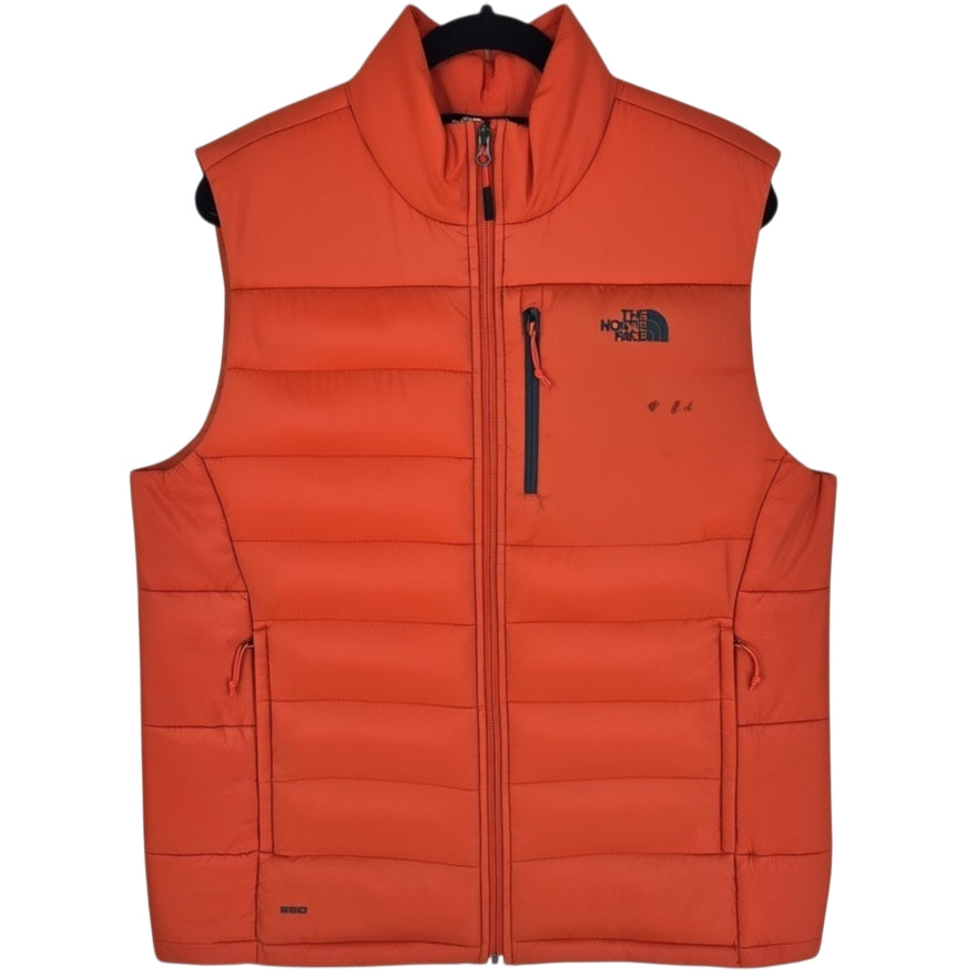 The North Face Orange Padded Vest Size L
