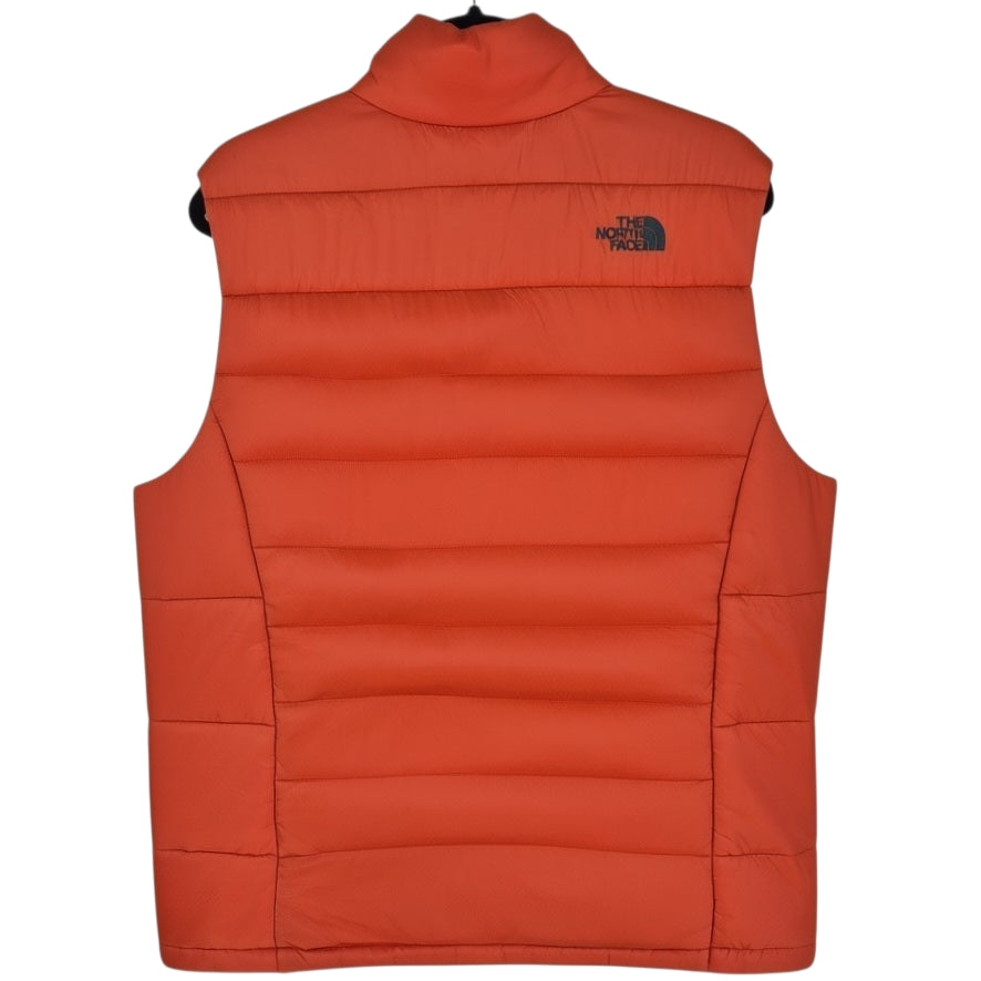 The North Face Orange Padded Vest Size L