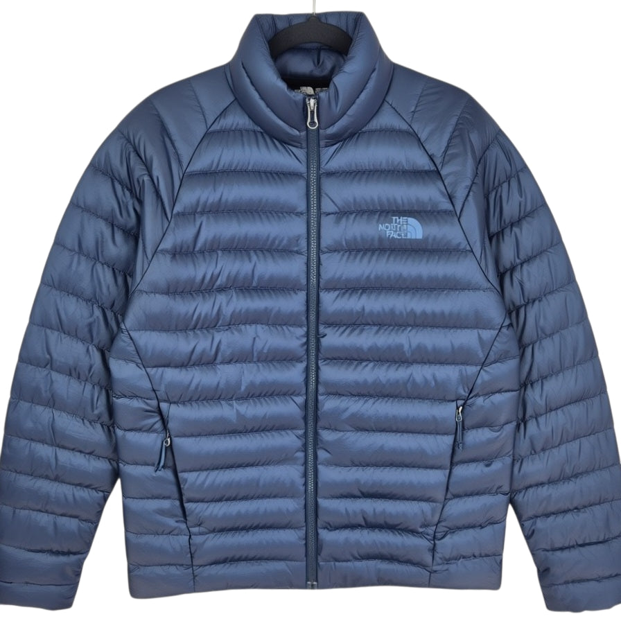 The North Face Dark Blue Goose Down Padded Jacket Size M
