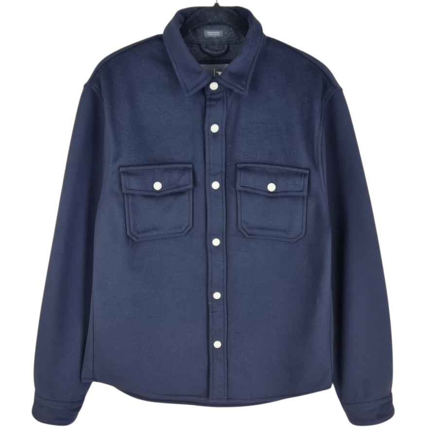 Armani Exchange Dark Blue Italian Fabric Button Jacket Size L