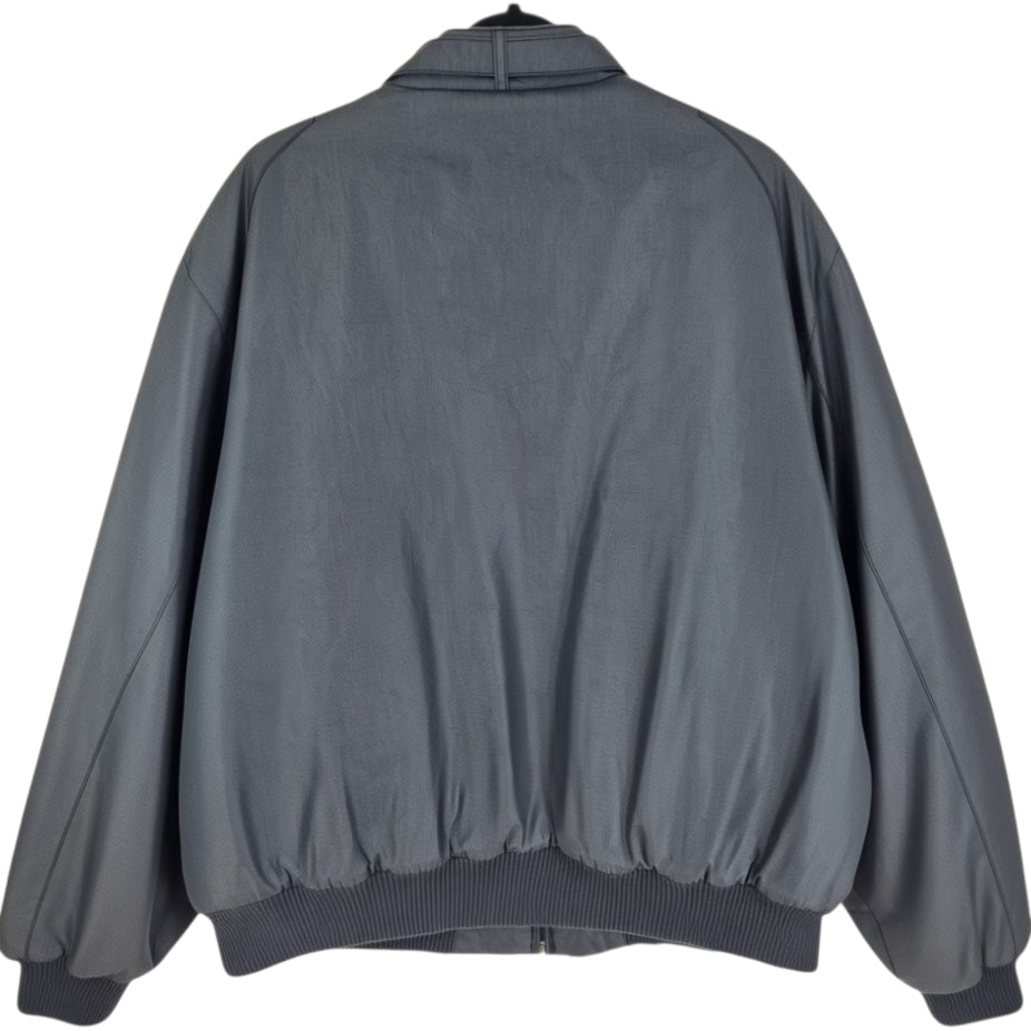 Vintage Members Only 90's Black Quilted Heavy Jacket Size 2XL