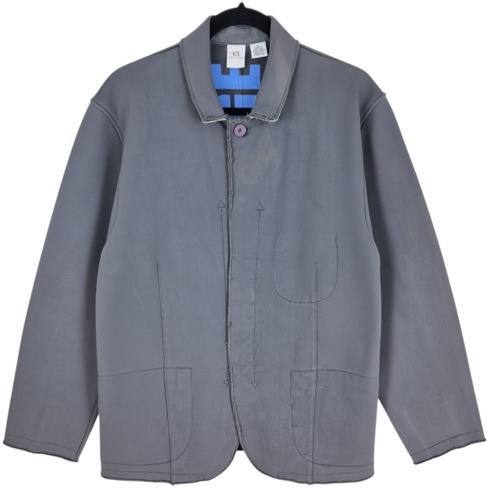 Armani Exchange Grey Heavy Button Jacket Size XL