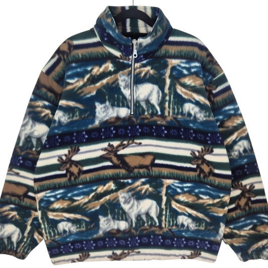 Vintage Daniel David Mountain Fleece 90's Jumper Size XL
