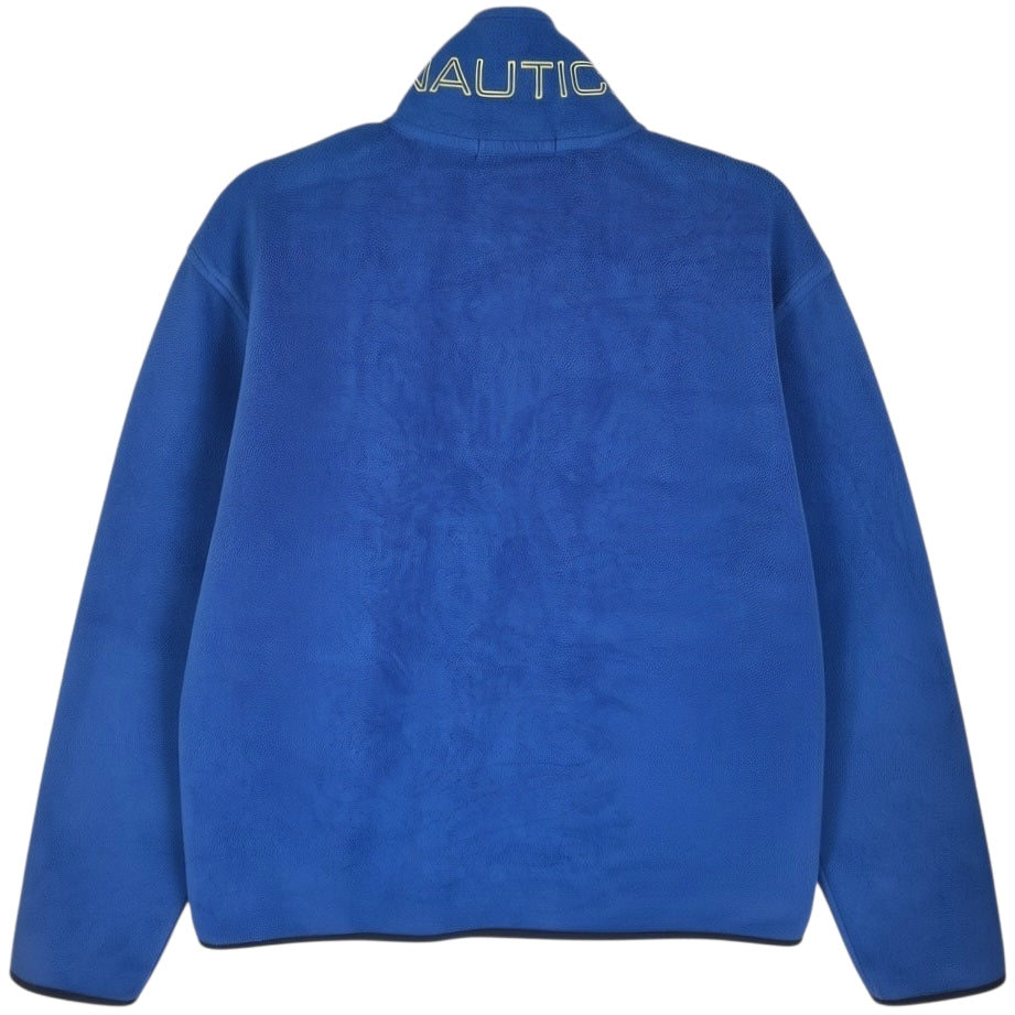 Nautica Blue Quarter Zip Fleece Jumper Size S