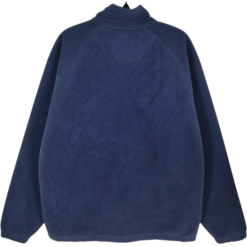 Reebok NFL New England Patriots Dark Blue Embroidered Fleece Jumper Size M