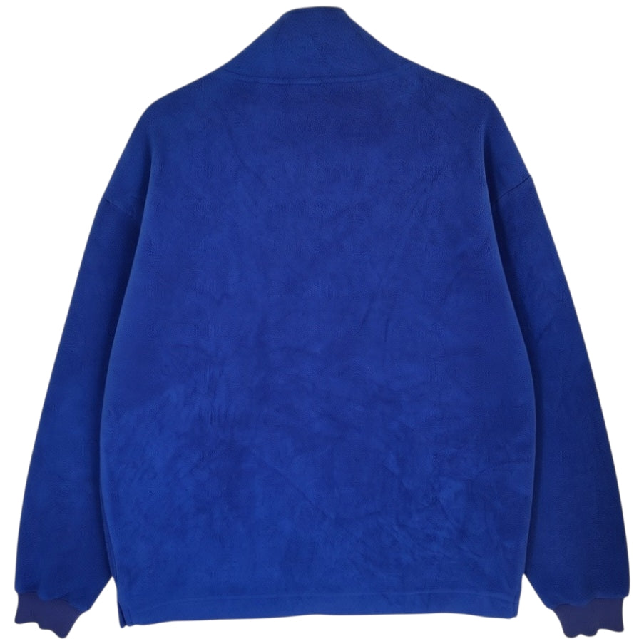 Vintage Disney 90's Blue Quarter Zip Tigger Fleece Jumper Size M