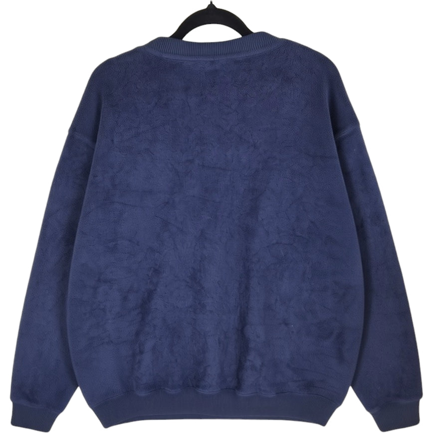 Vintage Coca Cola 90's Dark Blue Crewneck Fleece Jumper Size XL