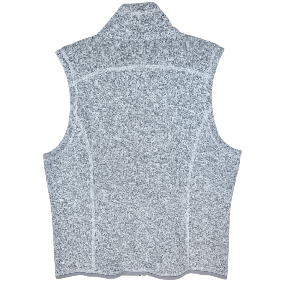 Patagonia Light Grey Fleece Vest Size L