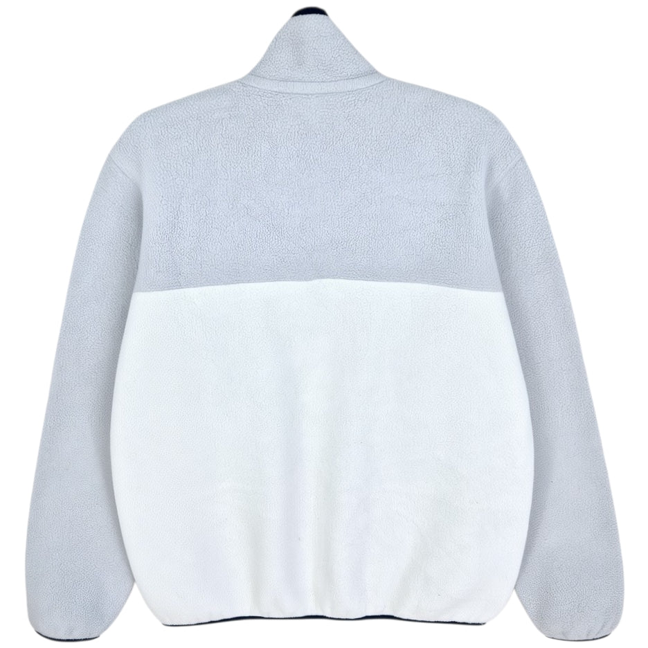Patagonia Grey & White Quarter Button Jacket Size M