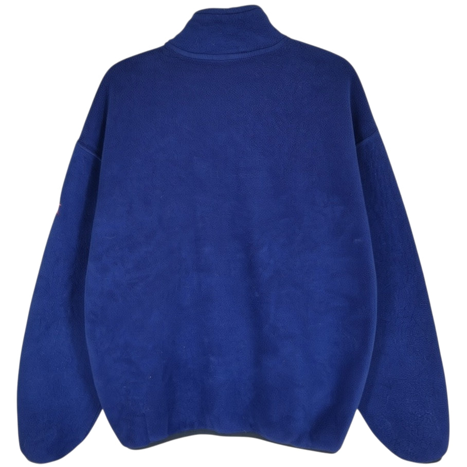 Vintage Russell Athletic 90's Dave Valle Golf Classic Blue Fleece Jumper Size L