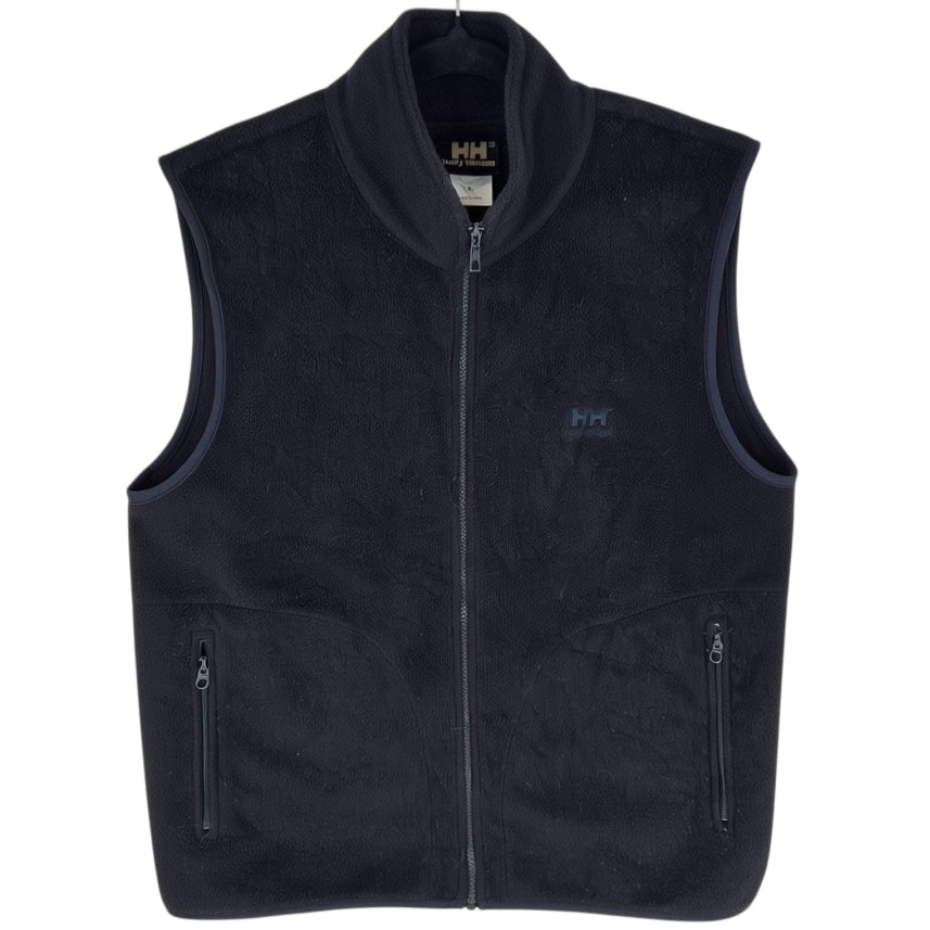 Vintage Helly Hansen 90's Black USA Made Fleece Vest Size L