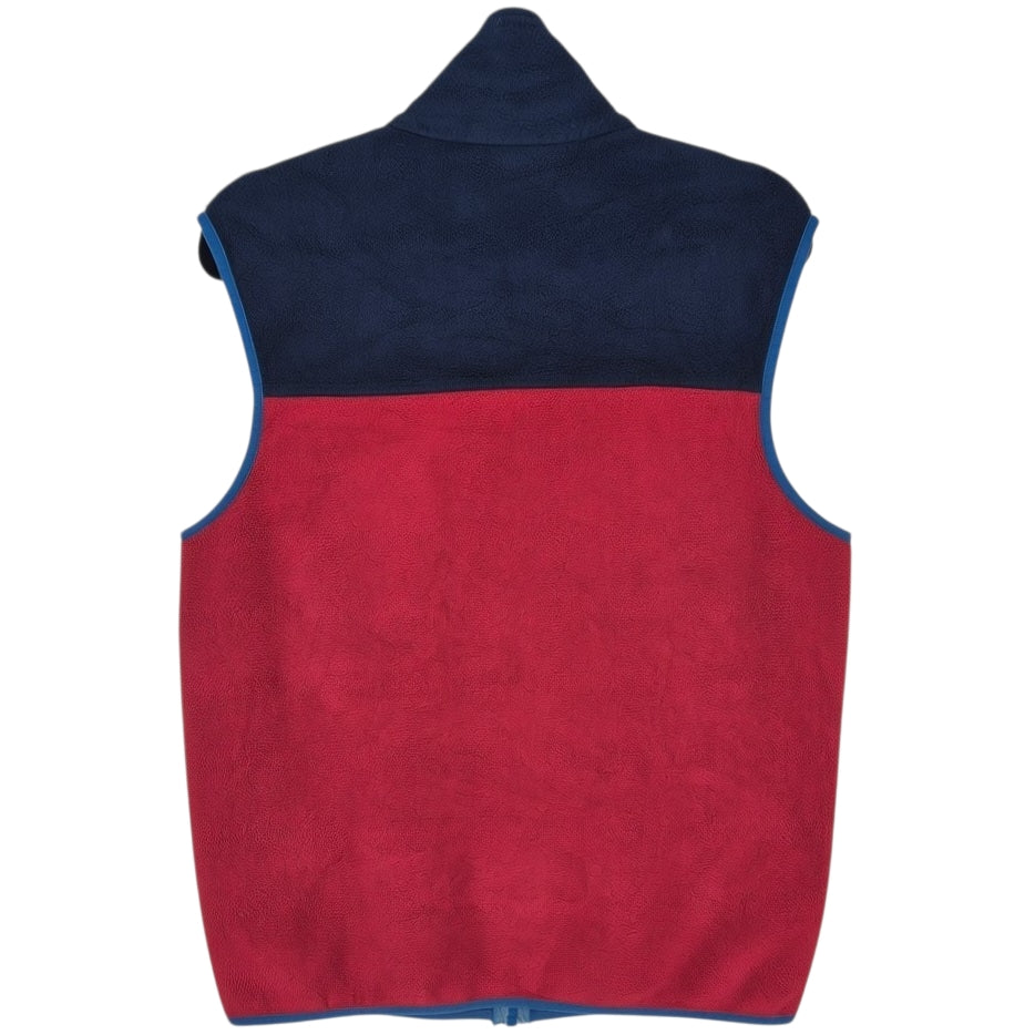 Patagonia Dark Blue & Red Fleece Vest Size M