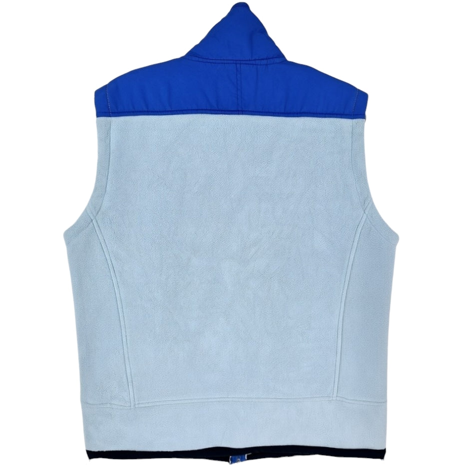 NFL New York Giants Grey & Blue Fleece Vest Size L