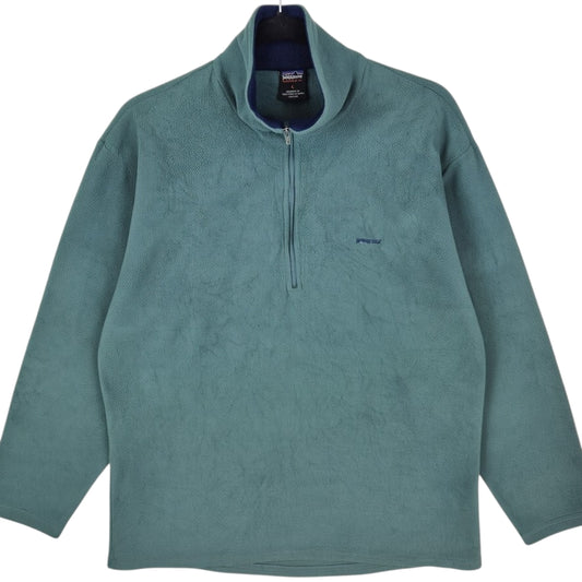 Vintage Patagonia Capilene 90's Quarter Zip Fleece Jumper Size L
