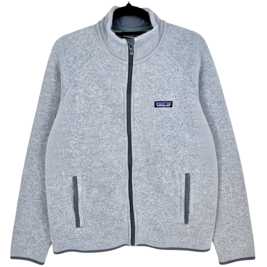 Patagonia Grey Fleece Zip Jumper Size M