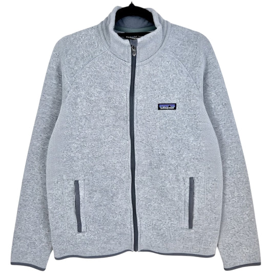 Patagonia Grey Fleece Zip Jumper Size M