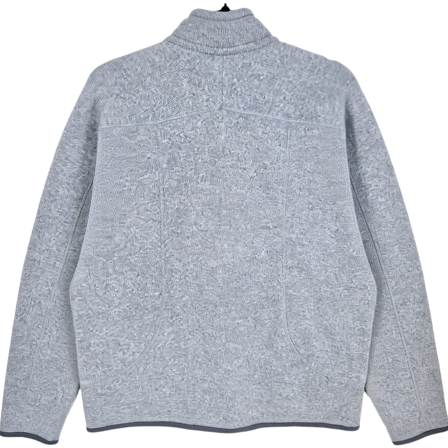 Patagonia Grey Fleece Zip Jumper Size M