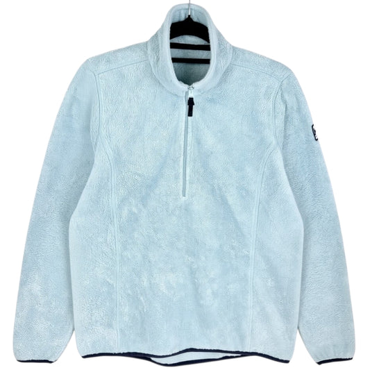 Helly Hansen Womens Light Grey Quarter Zip Fleece Jumper Size L