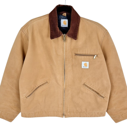 Vintage Carhartt Brown Heavy Denim Jacket Size L