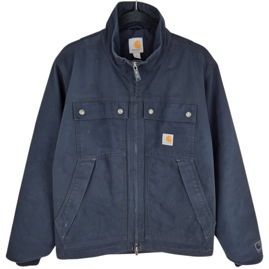 Carhartt Black Quilted Denim Jacket Size S
